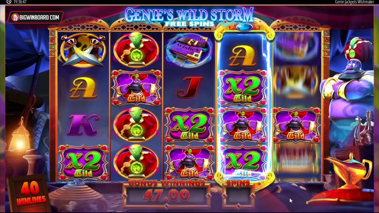 How to Play Genie Jackpots Wishmaker Slot?